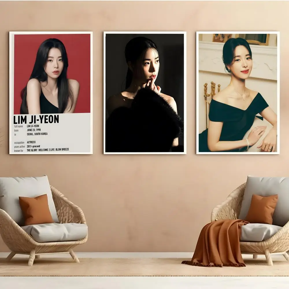 Lim Jiyeon Poster Durable HD PVC Wall Art - Waterproof Soundproof For Home Office Bar
