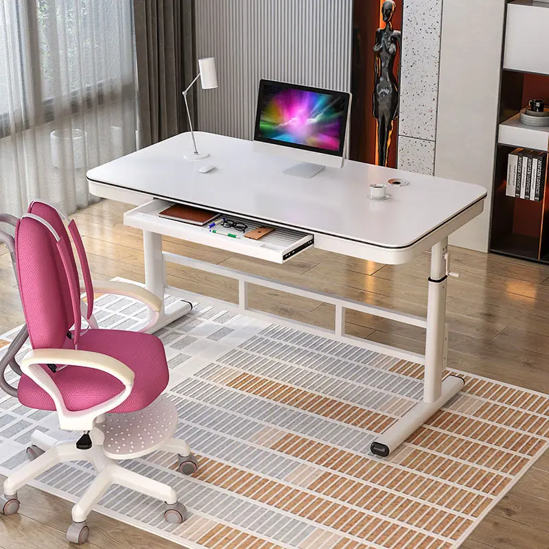 Lifting desk Computer desk Desktop student home study writing desk Simple lifting