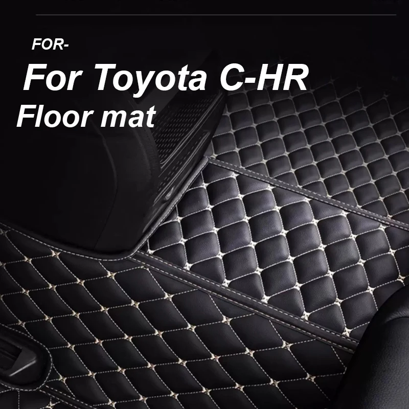 

Роскошные кожаные автомобильные коврики для Toyota C-HR CHR 2016 2017 2018 2019 2020, ковры, коврики, аксессуары для интерьера