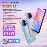 [World Premiere] OSCAL TIGER 12 Smartphone Android13 Helio G99 6.78'' 120Hz 2.4K Display 24GB 256GB 64MP 5000mAh Cell Phone NFC