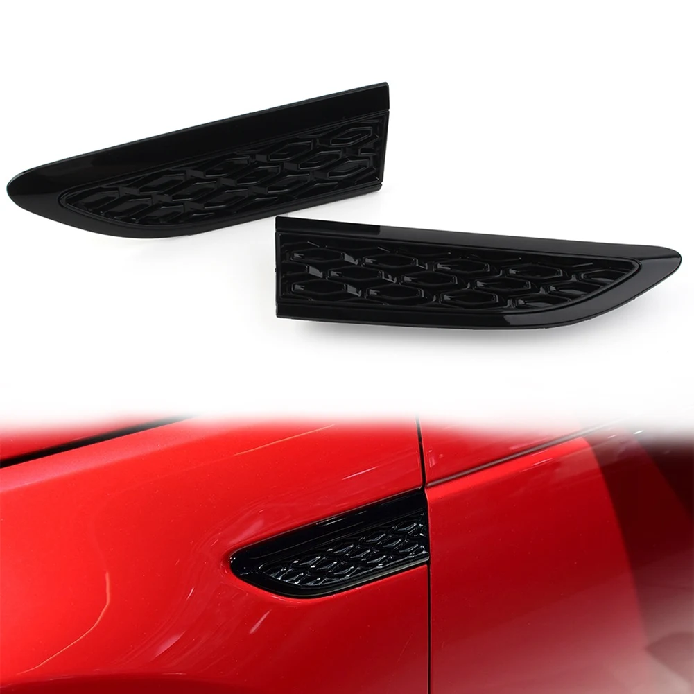 

1Pcs Glossy Black Car Mesh Fender Side Vent For Land Rover Discovery Sport 2015+ LR065248