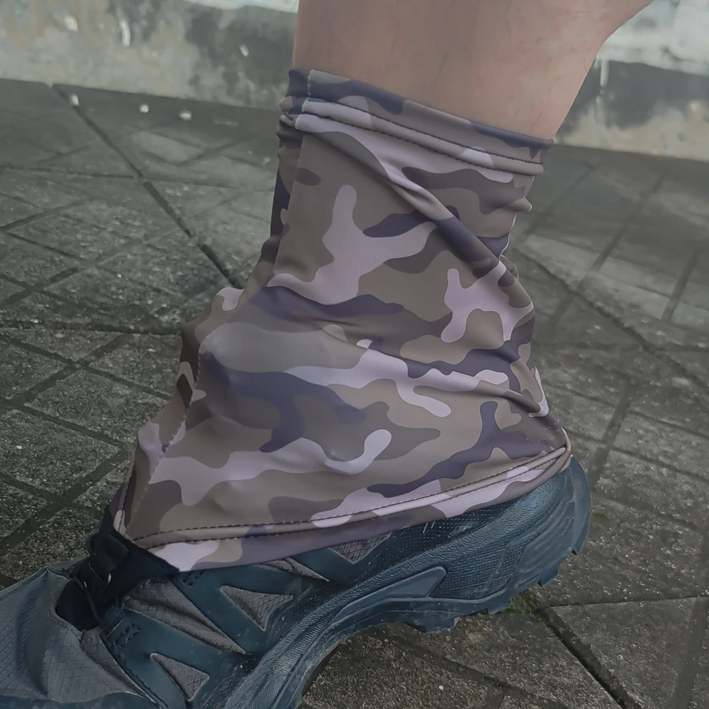 Trail Running Shoes Gaiter, Lightweight and Breathable Grey Camo