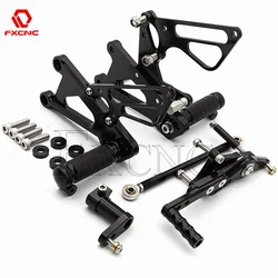 Motorcycle Aluminum Rearset Rear Set Footpeg Footrest For Triumph Street Triple DAYTONA 675 2006 2007 2008 2009 2010 2011 2012