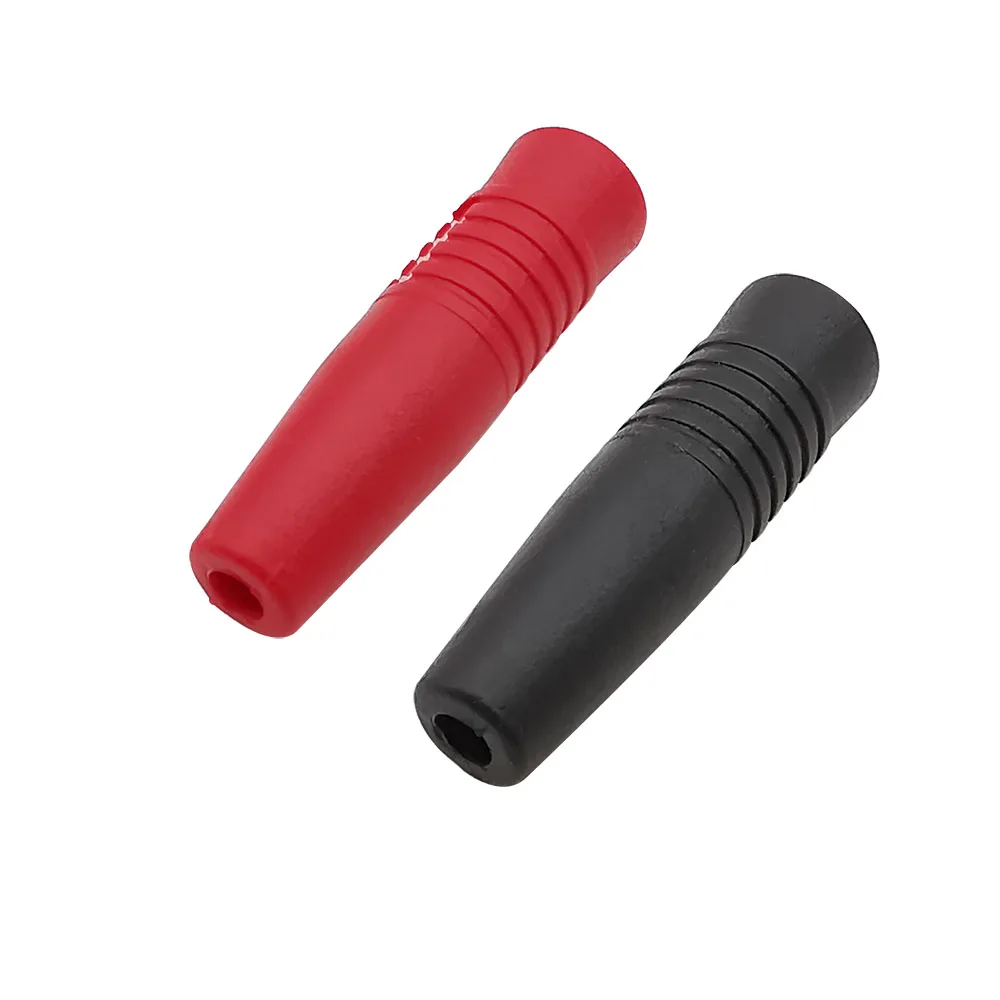 4mm Banana Socket Female Jack Solder Connector For 4mm Banana Plug Connectors Red Black