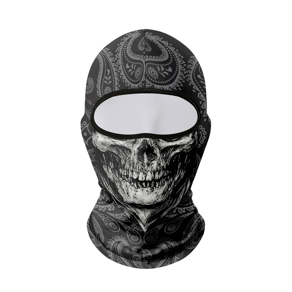 

Halloween Masks 3D Print Balaclava Bandana Men Cycling Full Face Mask Neck Gaiter Motorcycle Face Cover Hood Cap Women Headwear