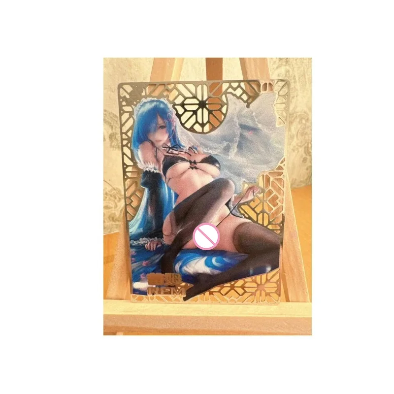 การ์ดอนิเมะเทพธิดาเรื่องราว Acg การ์ดเซ็กซี่ Diy การ์ดโลหะโบอา แฮนค็อก เรม ไรเดน โชกุนคอลเลกชันการ์ดคริสต์มาสของขวัญวันเกิดของเล่น