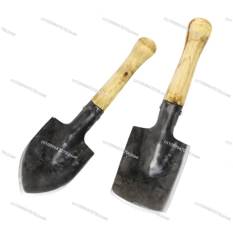 Hand-forged Small Shovel, Traditional Craft Garden Spade Outdoor Excavation