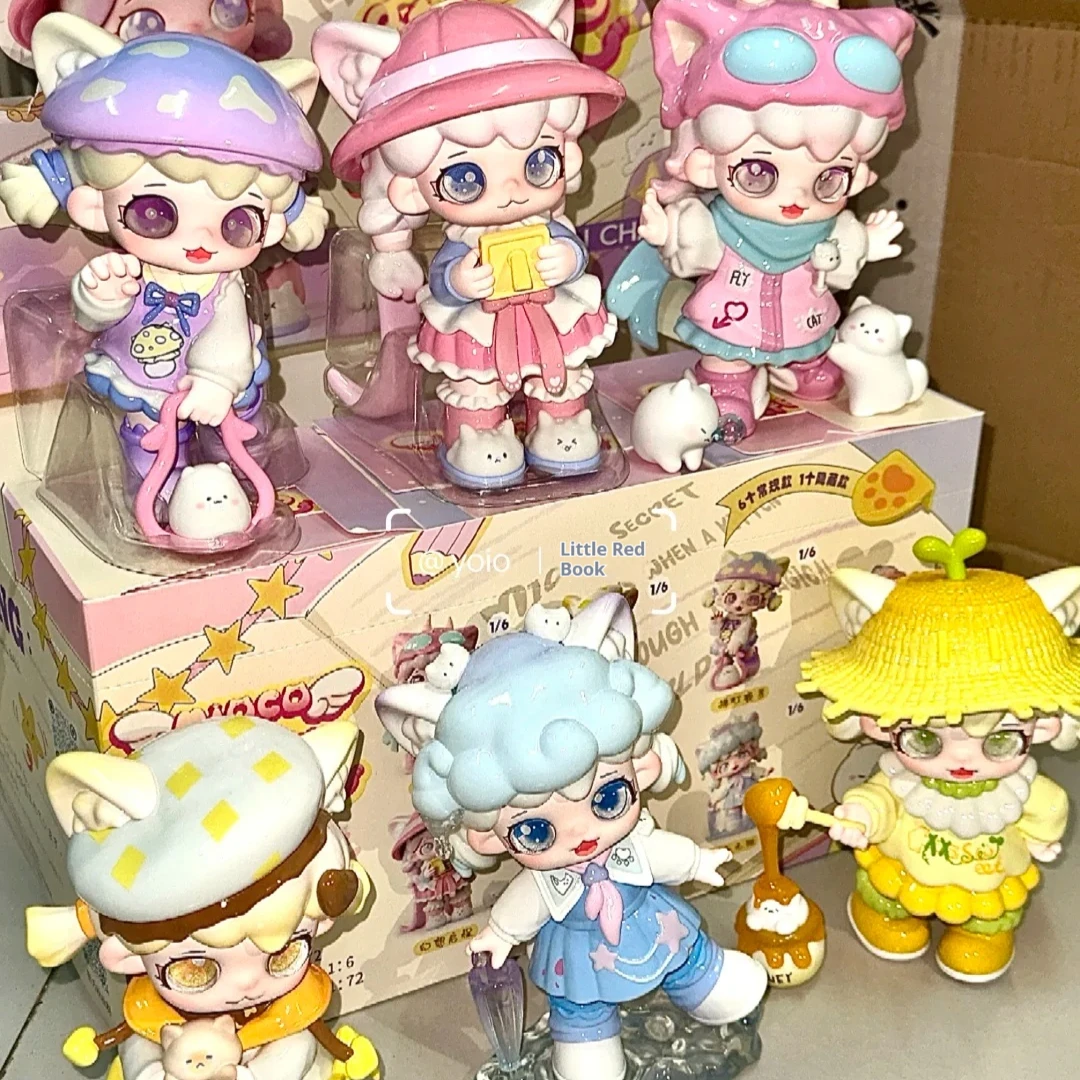 

Подлинная серия дневника Mioco, виниловая слепая коробка, фигурка, милая модная загадочная коробка, индивидуальный орнамент, подарок для девочки