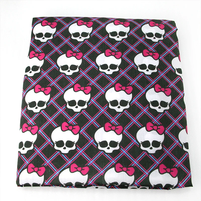 هالوين الكرتون المطبوعة نسيج من القطن والبوليستر نصف متر للنسيج الخياطة اللحف الأقمشة الإبرة المواد DIY بها بنفسك ، 1Yc16883 #4