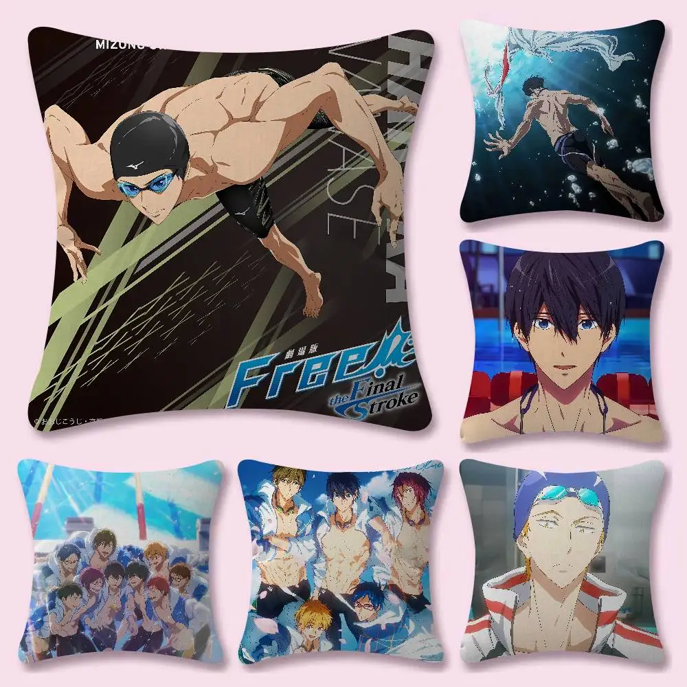 Anime The Final Stroke Pillow Case Sofa Cushion Cover Home Decoration Living Room Office Car Pillowcase