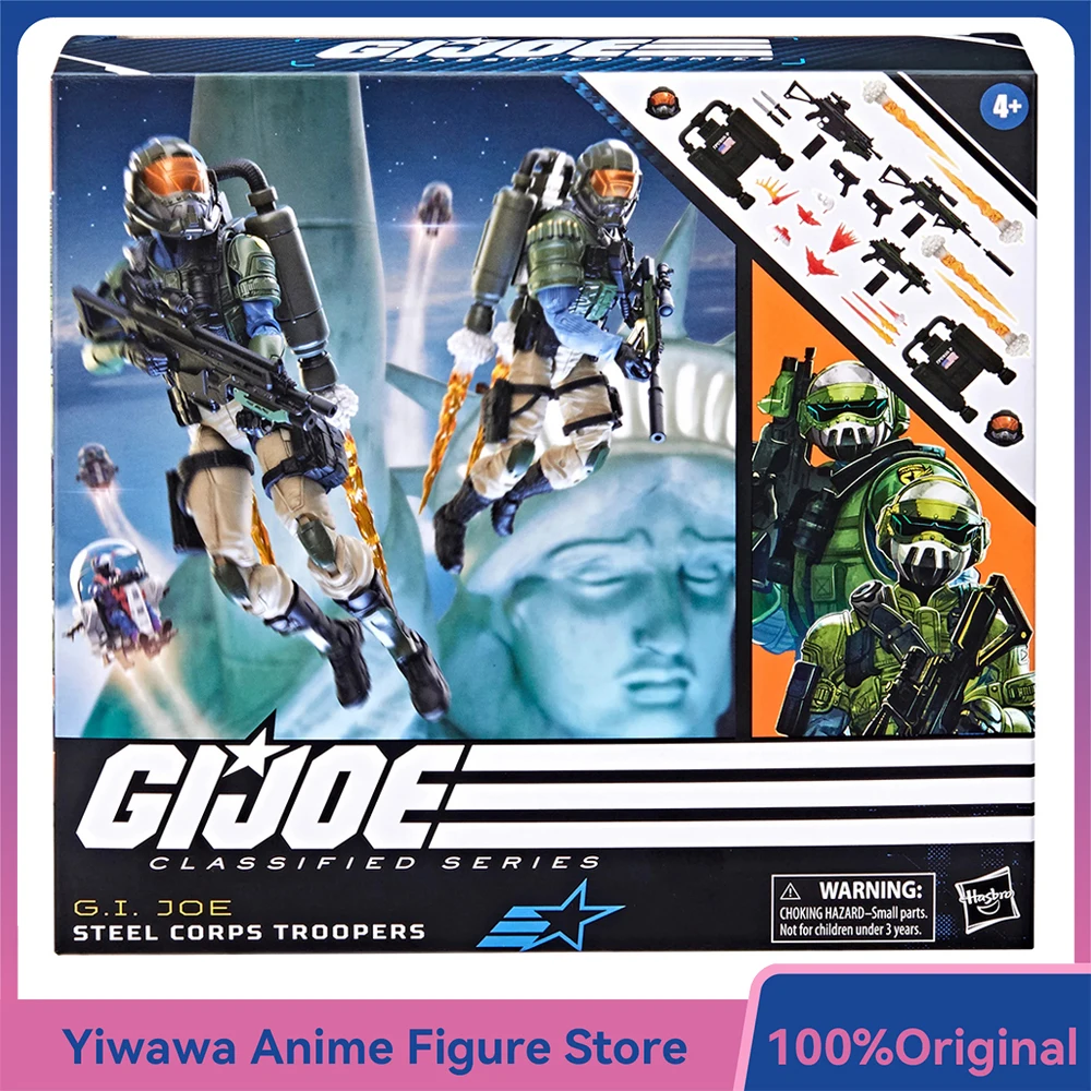 [Speciale aanbieding] Hasbro G.I. Joe Geclassificeerd Serie No.95 Steel Corps Troopers 2-Pack-Set 15 cm Action Soldier Model Figuur Speelgoed