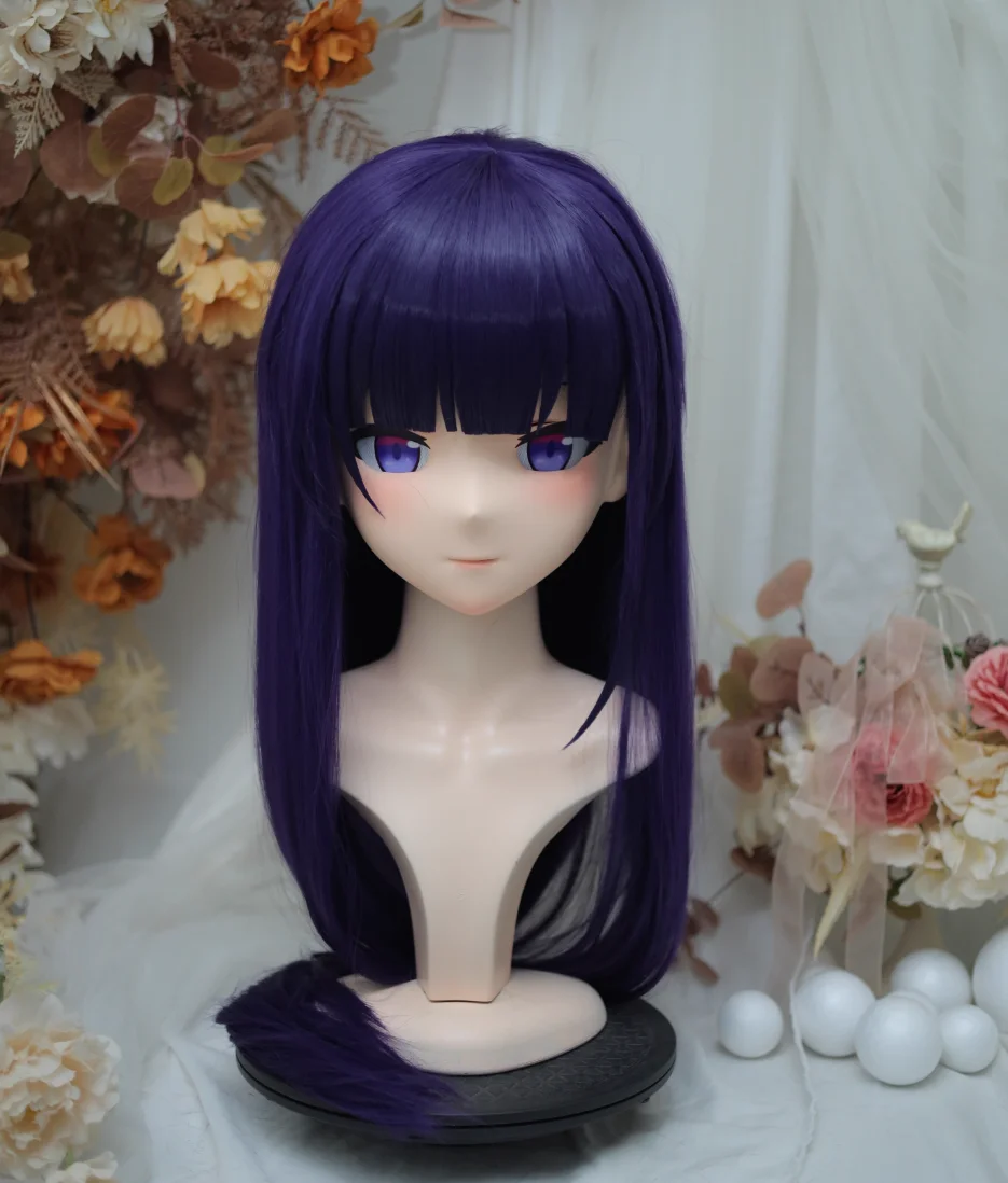 

(NFD36--16)Customize Full Head With Lock Pretty Female/Girl Japanese Animego Character Kig Cosplay Kigurumi Mask Crossdress Doll