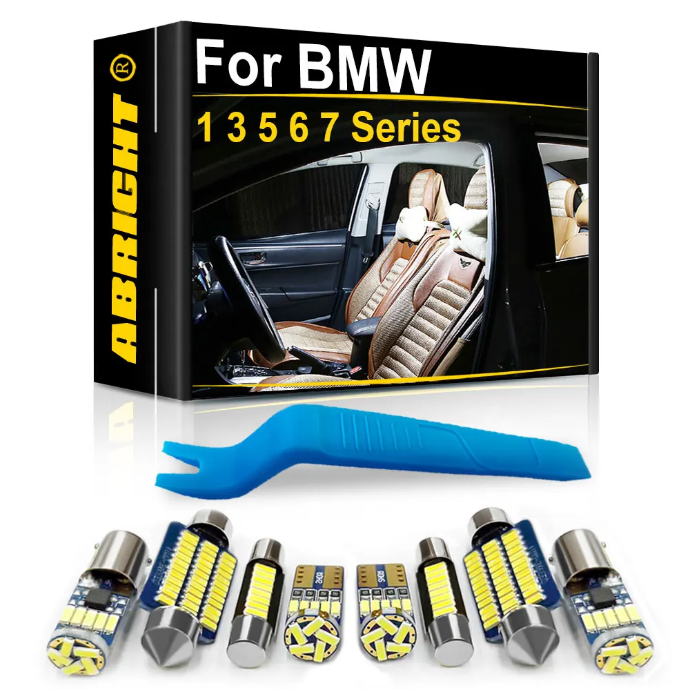 LED Interior Light Kit For BMW 1 3 5 6 7 Series E87 E81 F20 E46 E90 E91 E92 E93 E39 E60 E61 F10 F11 E63 F12 F06 E65 E66 Canbus