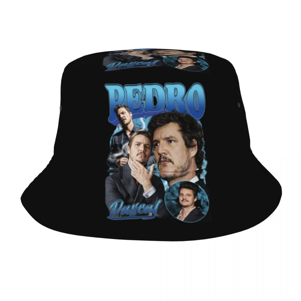 Pedro Pascal Bob Hats Vocation Getaway Headwear Accessories Vintage 90's Bootleg Style Fishing Cap Women Men Ispoti Foldable