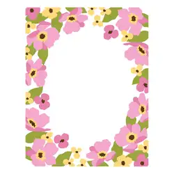 Nature's Flowers Frame Stencil Cutting Dies For DIY Scrapbook Diary Decoration Embossing Cut Template Make Card 2025 Spring New