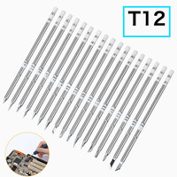T12 Electric Soldering Iron Tips T12 K KU BC2 D16 B BL IL JL02 Replacement Heater Soldering Head DIY Universal Welding Tools