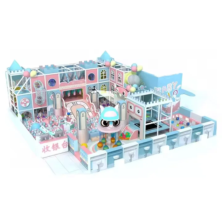Children Role Play Town Park Children Soft Play Set Pretend Room Toddler Interactive Kid Commercial Indoor Playground Equipment