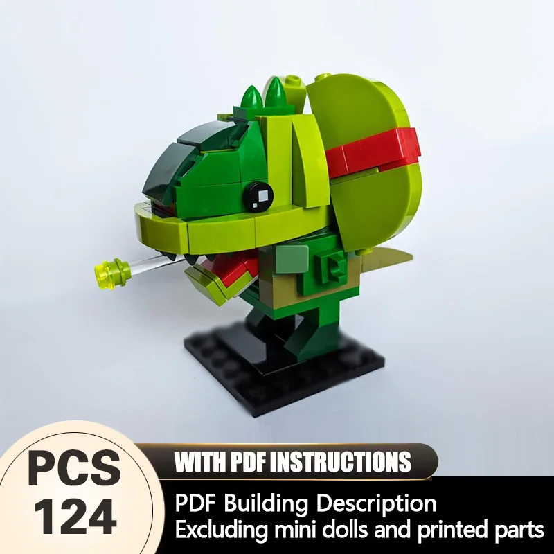

Creators Animal Series Model MOC Building Bricks Dilophosaurus Modular Technology Gifts Holiday Assemble Children Toys Suit