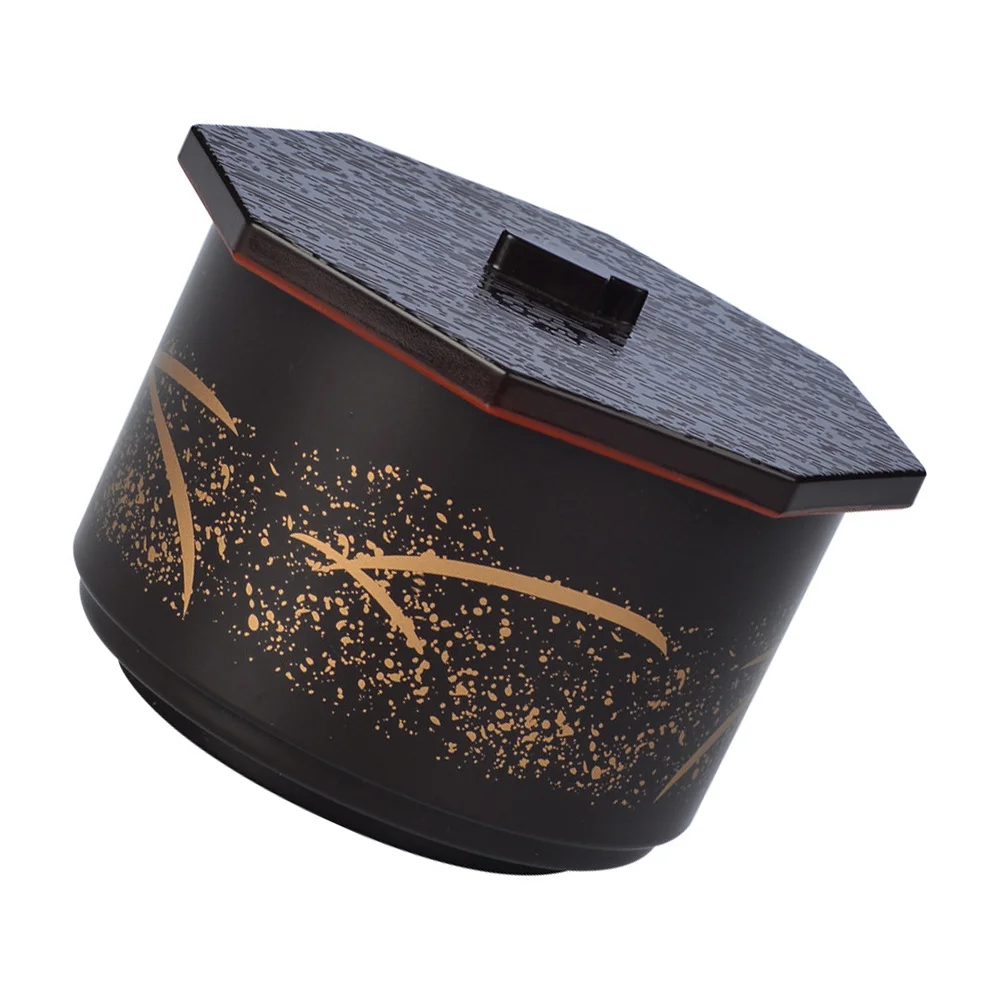 

1Set Professional Octagonal Soup Bowl Wear-Resistant Practical Bottom Design Stable Non-Slip Japanese Miso Bowl Food Serving