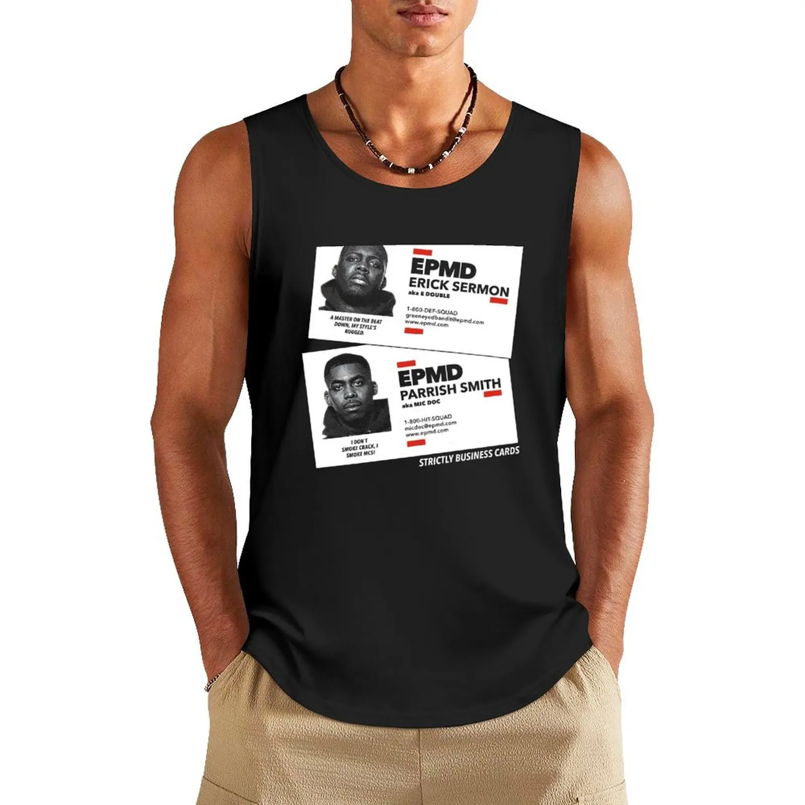 

Strictly Business Cards Tank Top bodybuilding for men Men's clothing brands summer clothes men 2025 gym t-shirts man