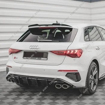 Maxtonสไตล์ด้านหลังสปอยเลอร์ปีกสําหรับAudi A3 S-Line S3 RS3 8Y Sportback 2020-2024 รถด้านหลังฝาปิดสปอยเลอร์ด้านหลัง