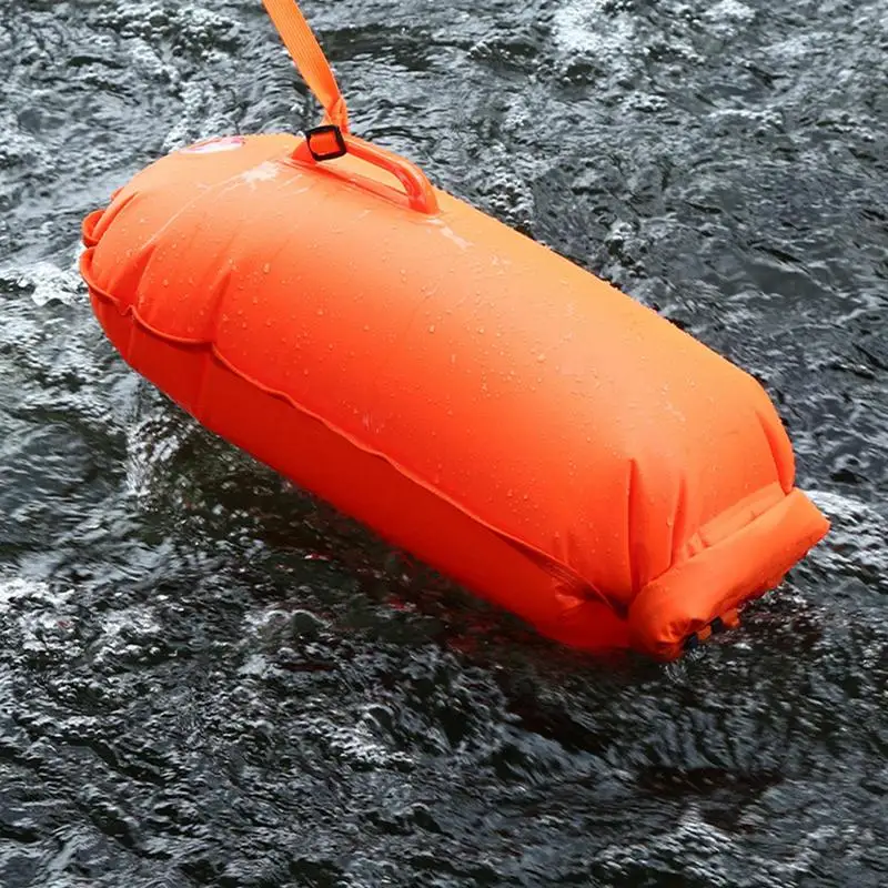 Aufblasbare Schwimm boje schwimmen Erwachsene Wassersport Sicherheits tasche zum Schwimmen Schnorcheln Kajak Angeln Rafting Surfen Surfen Tauchen