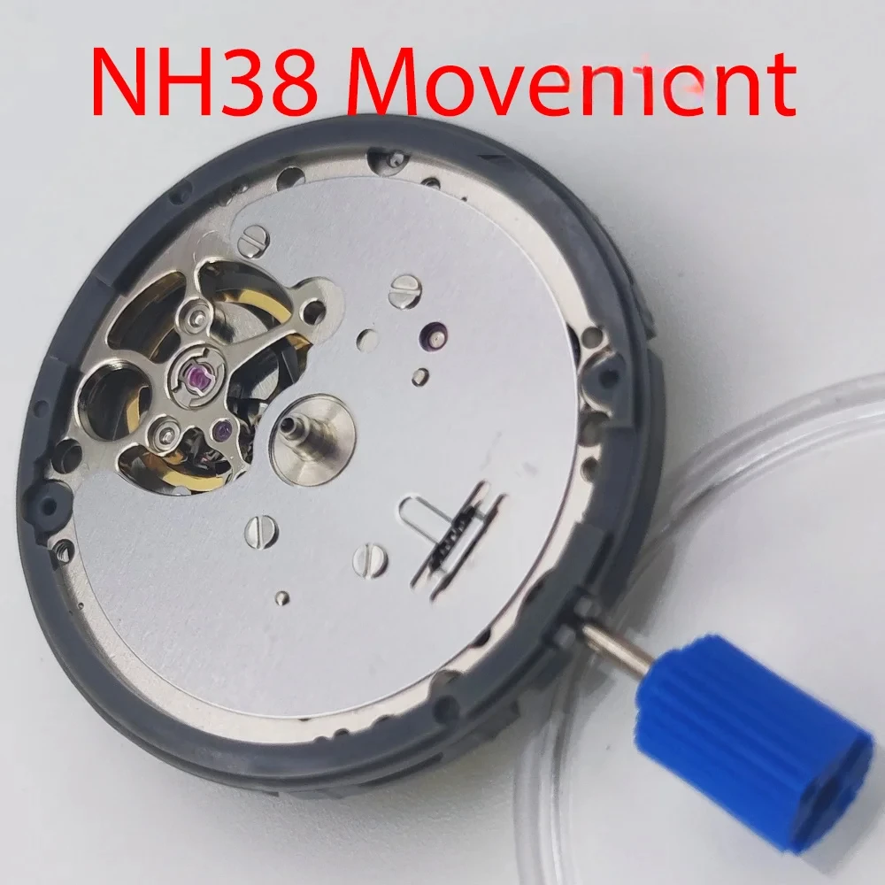 Movimiento NH38 Serie Mod Piezas automáticas de alta precisión Vinte y cuatro joyas Movimiento NH38