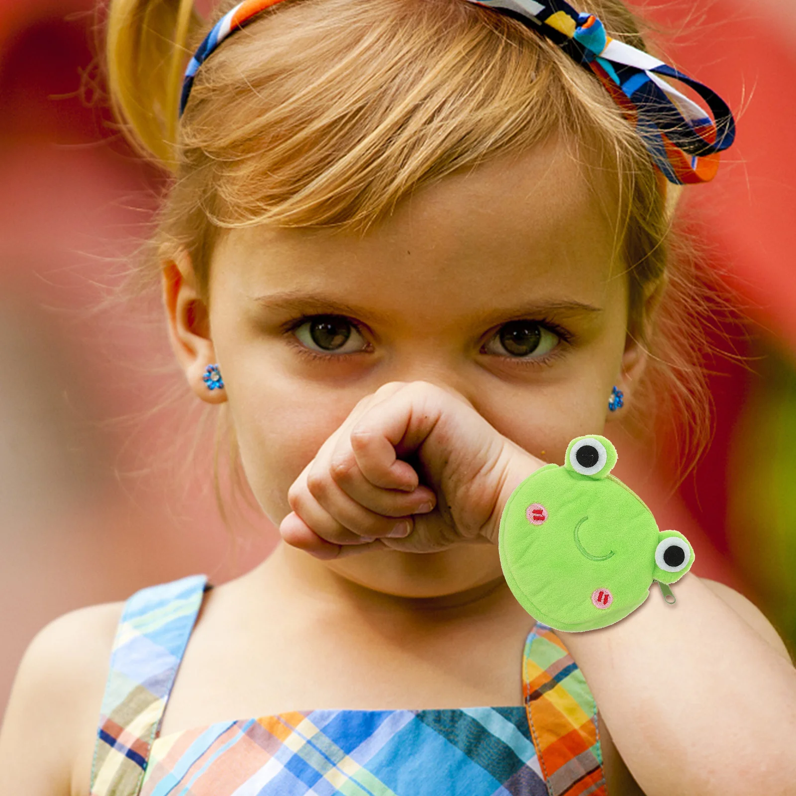 

2pcs Slap Bracelets Wristbands Snap Bands Kids Coin Purse Portable Slap Bands Wrist Party Favors Plaything Girls Boys Decorative