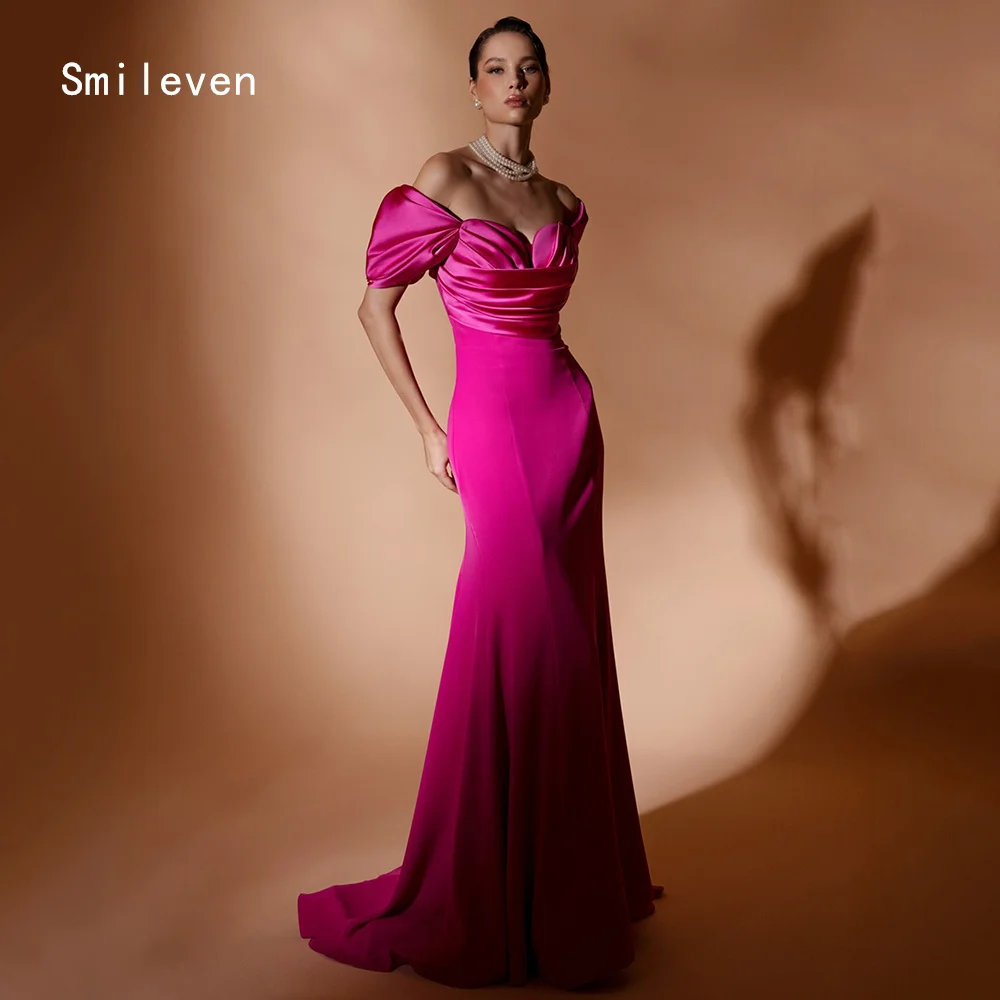

Smileven Luxury Mermaid Prom Dress Noval Sweetheart Party Gowns Fitted At The Waist Pleat Formal Occassion Dress Customized 2026