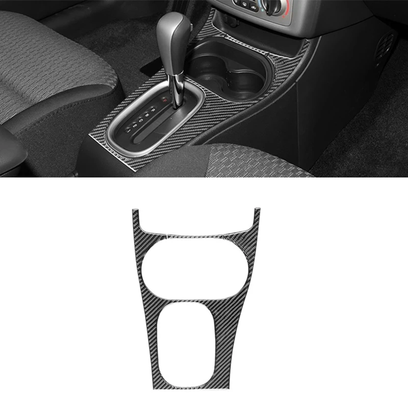 

Для Chevrolet Cobalt 2005-2010 мягкая углеволоконная Автомобильная рамка переключения передач крышка отделка стикер Запчасти Аксессуары
