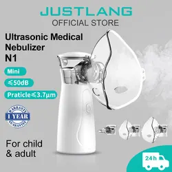 Handhe médico portátil nebulizador inalador adulto crianças mini silencioso vapor nasal umidificador inalador ferramentas nebulizador asma