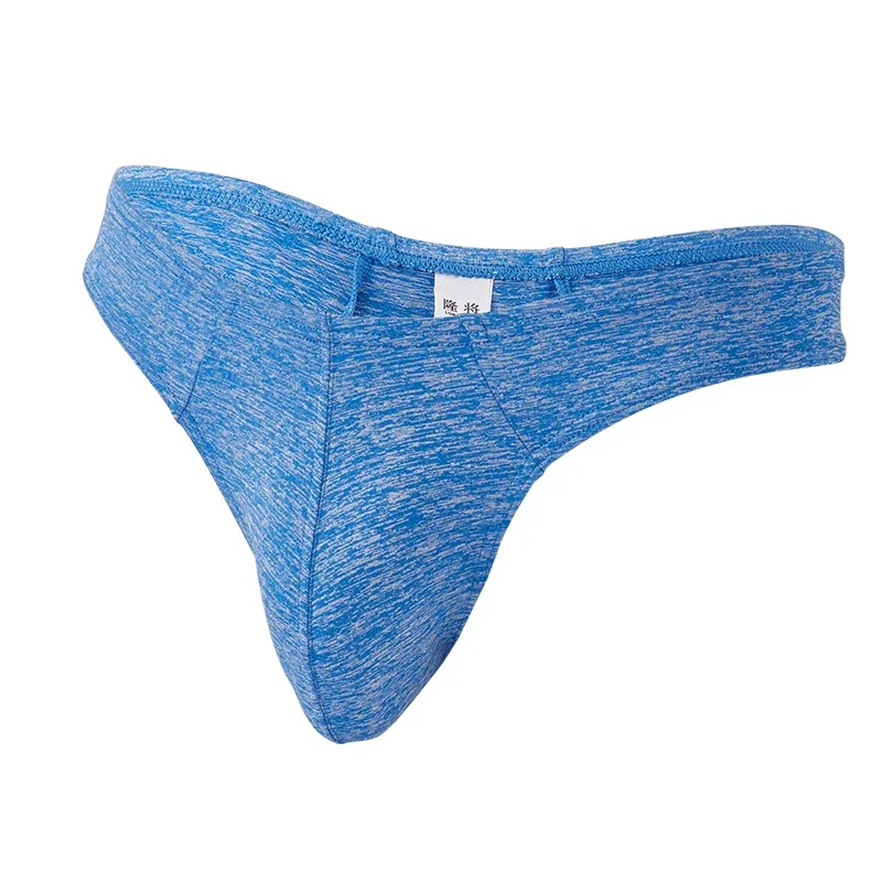 Tanga calzoncillos para hombre Sexy U convexo cómodo transpirable sección delgada ropa interior Sexy para hombre moda T tangas traseras