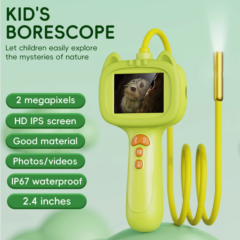 Mom Kids Toys Nature Exploration Toys Plumbing Endoscopy Camera Fun Educational Learning Toys