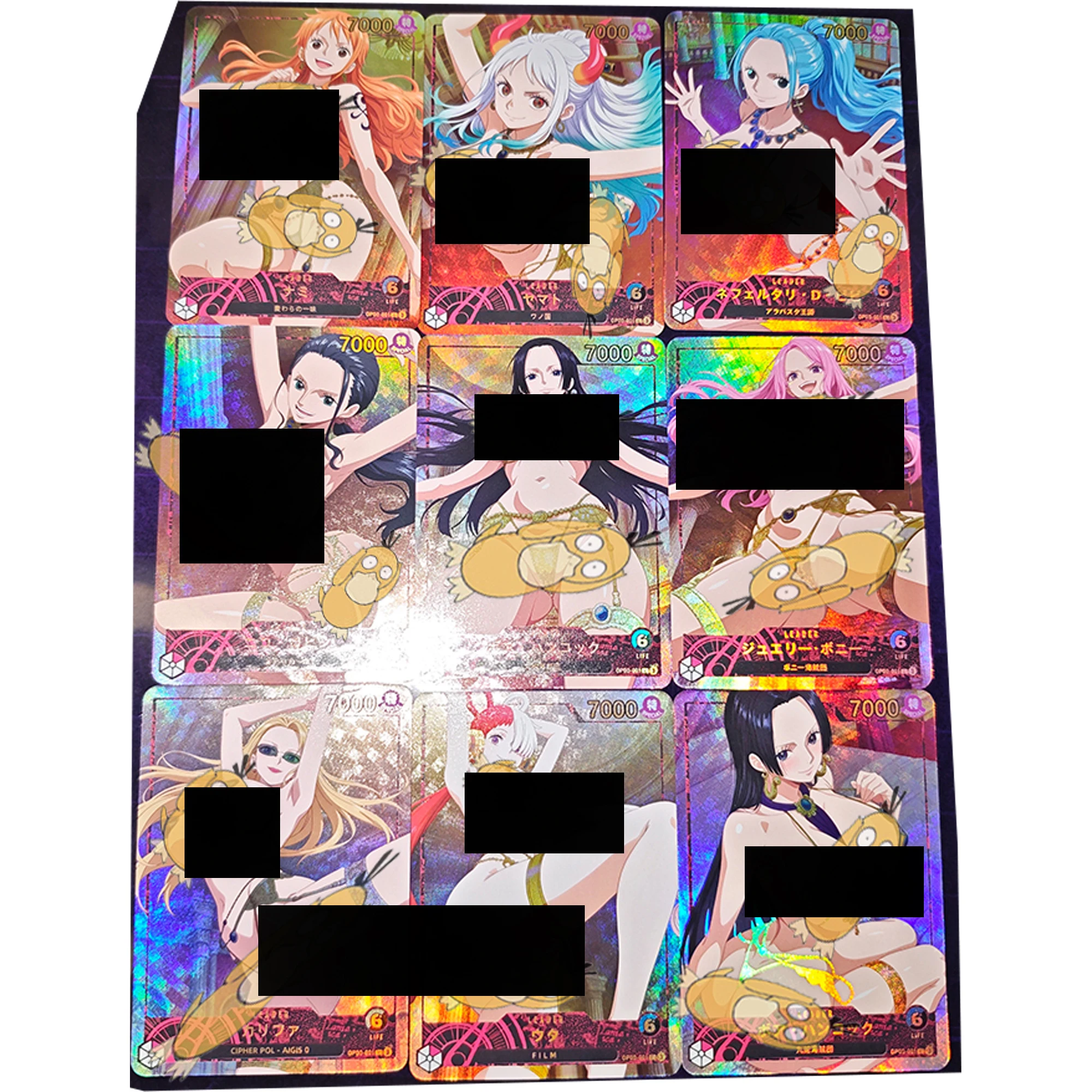 

9 шт./компл. Diy One Piece красочная вспышка с самоконтролем сбор подпись торговая флэш-карта аниме мультфильм подарок