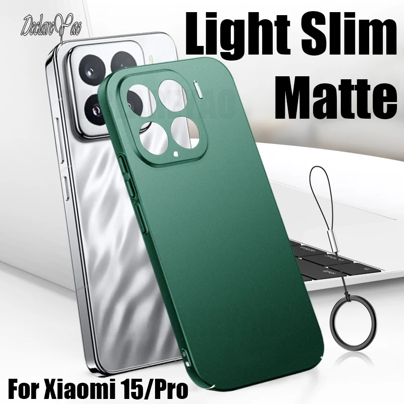 DECLAREYAO Luxury Light Slim Matte Particles Hard Coque For Xiaomi 12T 12 12X 12S 11 Lite 5G NE 15 Pro 14 Ultra 13T 13 Lite Case