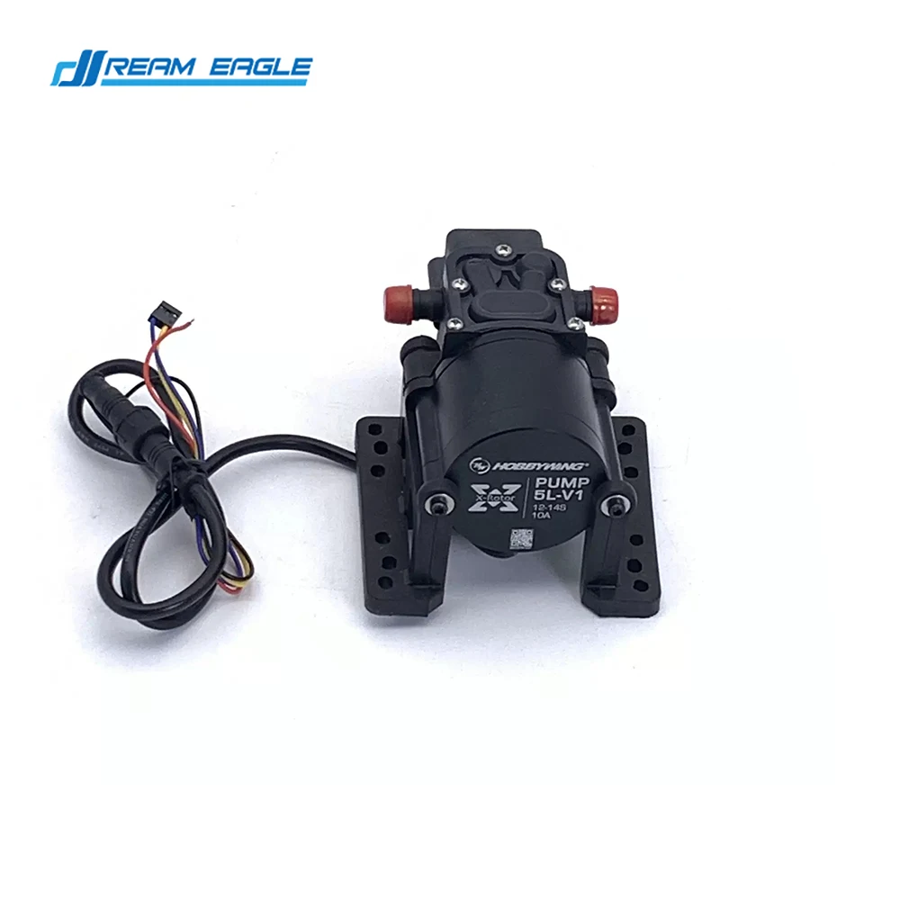 

Hobbywing Combo Pump 5L Brushless Water Pump 10A 14S V1 Sprayer Diaphragm Pump for Plant Agriculture UAV Drone