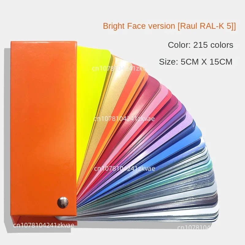 RAL Color Card K5 215 colors Paint Coating Pigment Metal Building Material Sample European Standard High-gloss Matte Printing