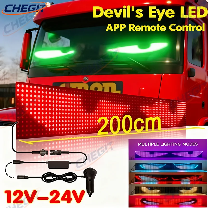 

DIY Programmable Flexible For Car Store Hotel Bar LED Matrix Pixel Panel Truck Eye Bluetooth APP Matrix Pixel Panel Night Light