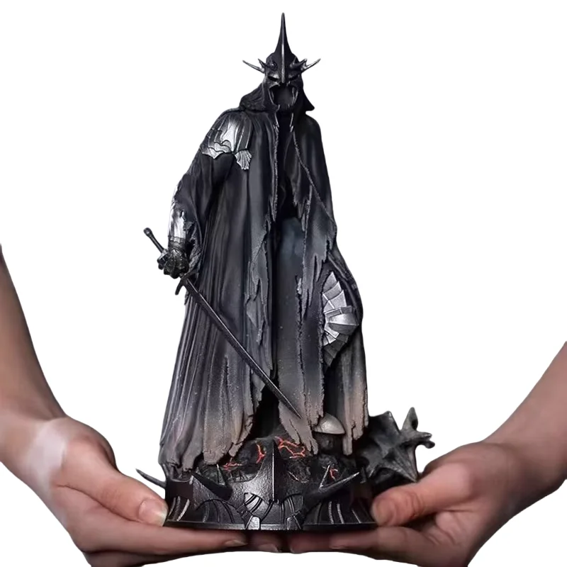 Nowy Władca Pierścieni Gk Figurka Witch King Angmar Anime Peryferia Rysunek Nazgul Ringwraith Statuetka Model 26cm Lalka Kolekcjonerski prezent