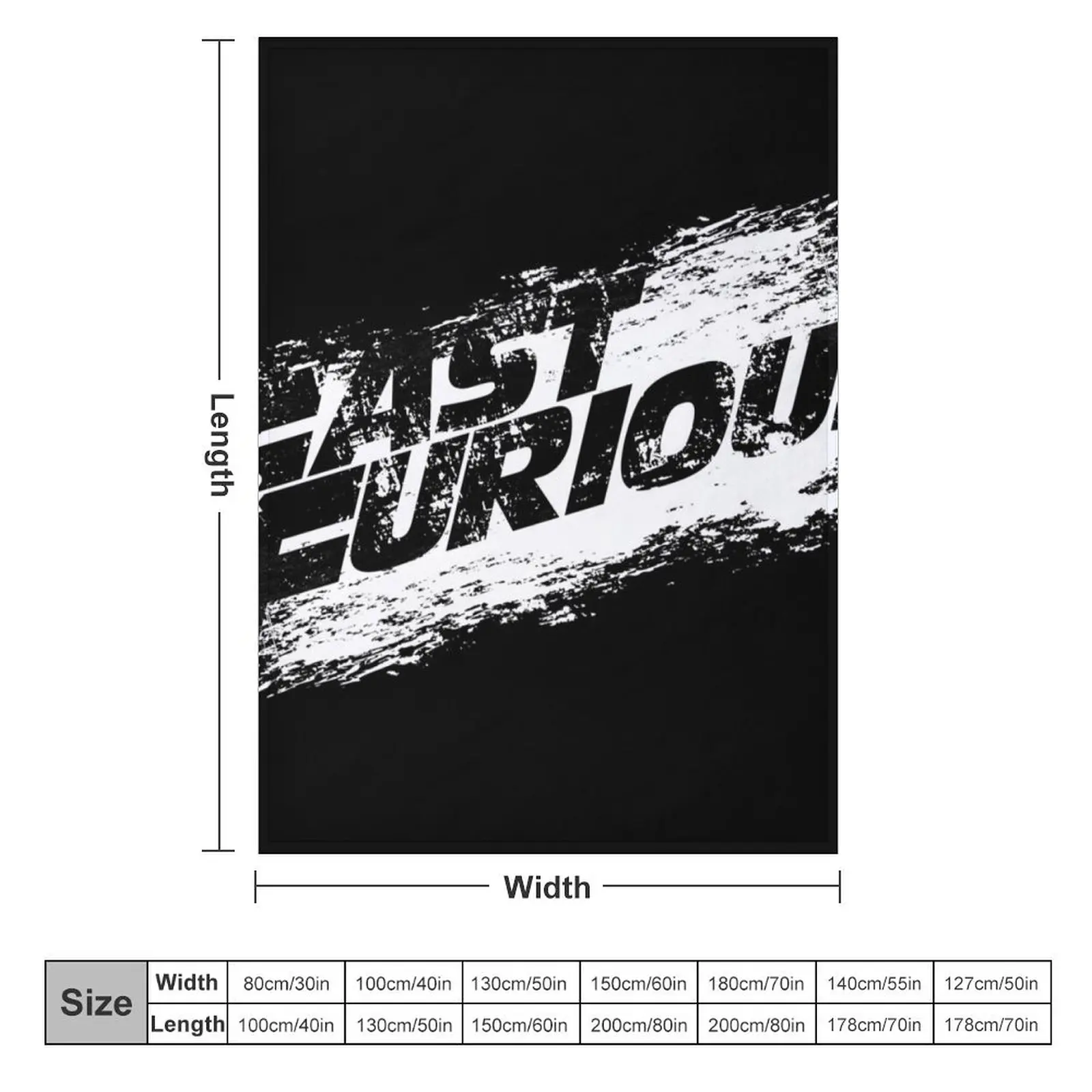 Fast & Furious 9 Throw Blanket Soft Hairys Blankets