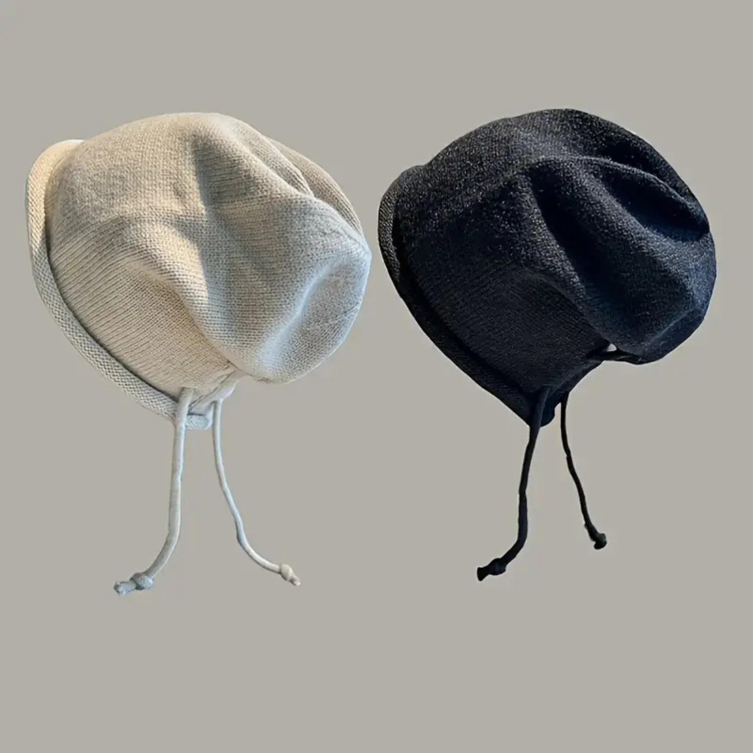 

Stylish Solid Color Knitted Hats for Autumn & Winter, Unisex Warm Caps