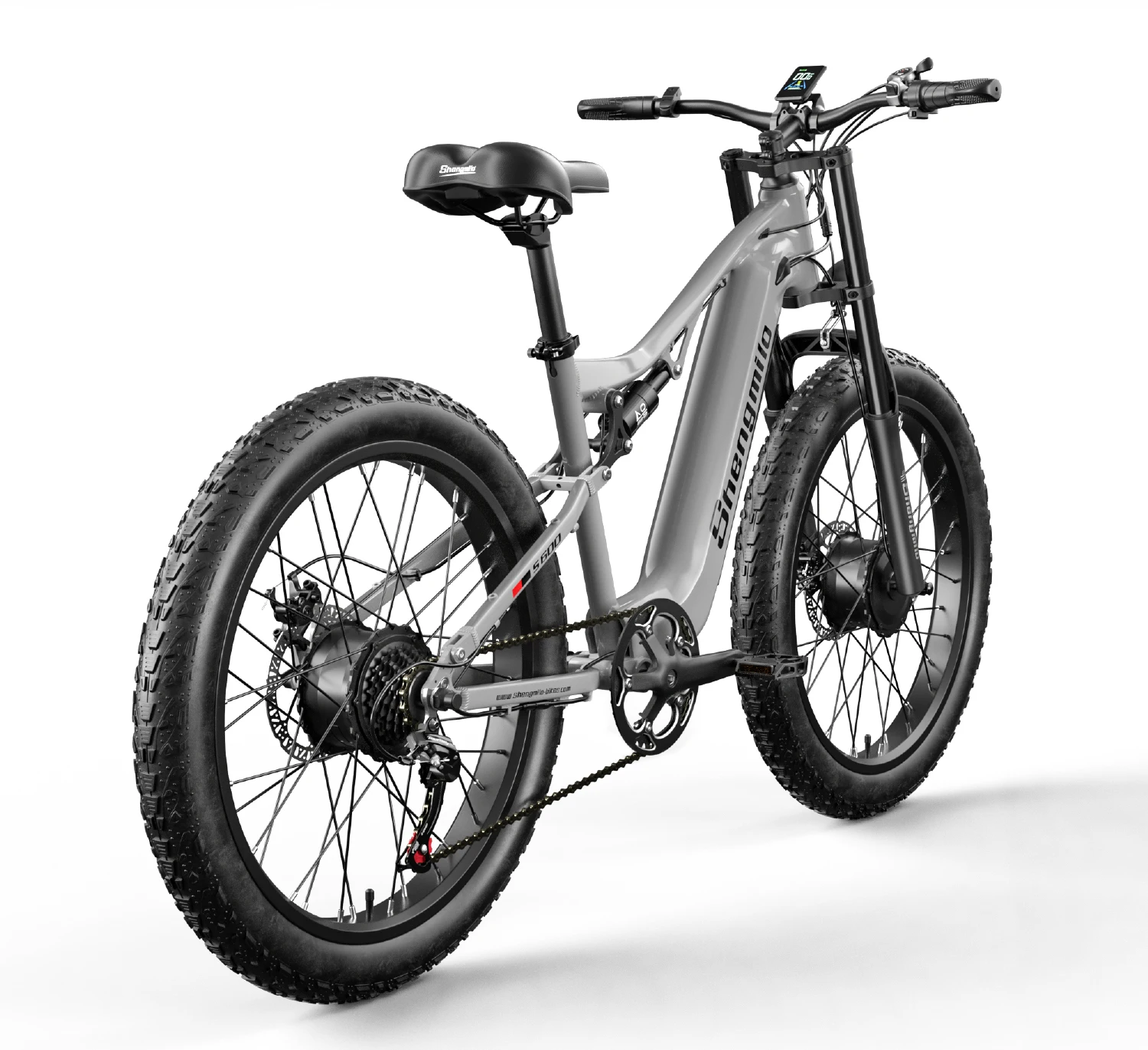 Shengmilo S600 Erwachsenen-Elektrofahrrad Herren E-Mountainbike 48V840WH Akku 26' Fatbike Elektrofahrrad – Detail 18