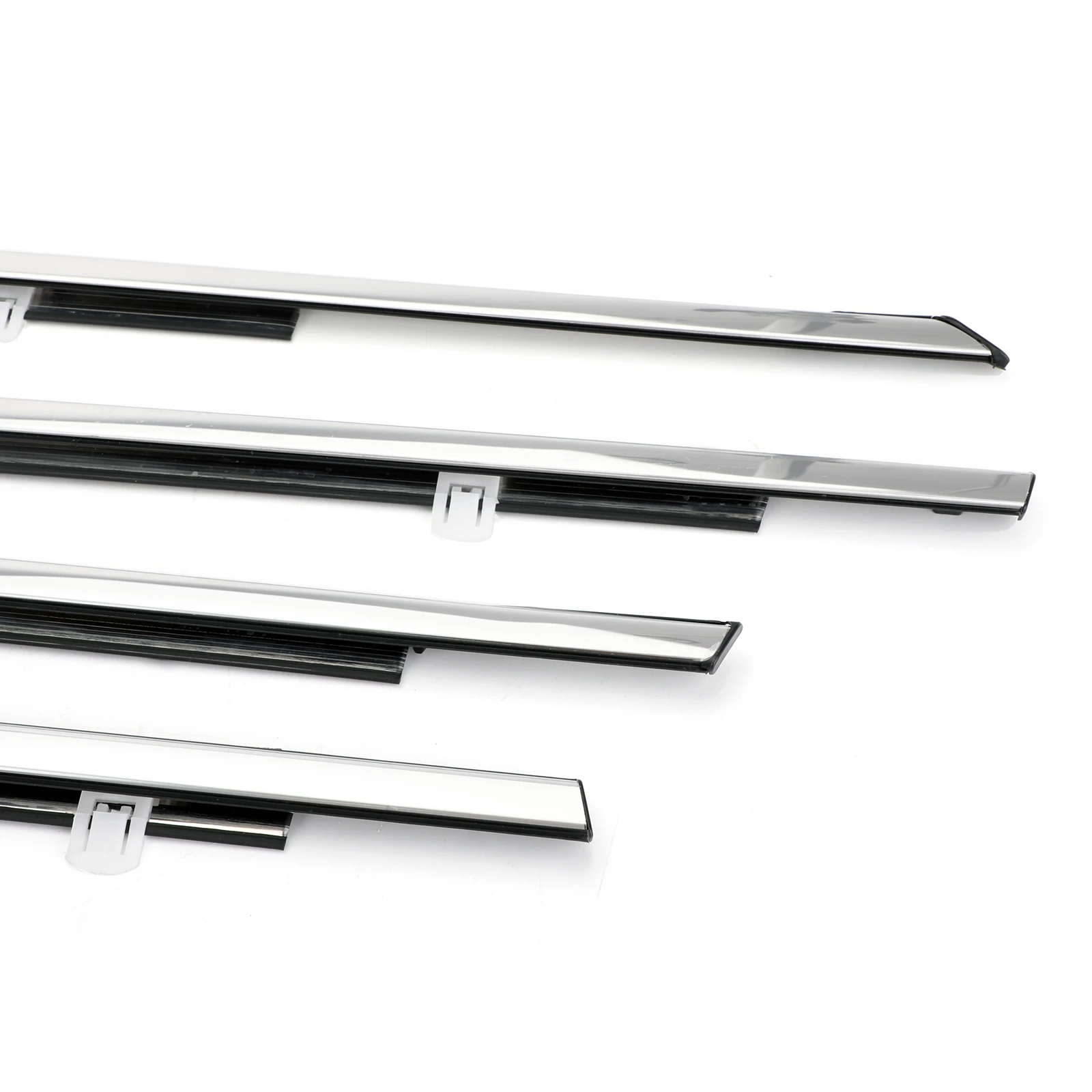 Artudatech 4 Stück Chrom-Dichtungsstreifen für Fenster, Zierleiste, Dichtungsgürtel, passend für Accord 2008–2012 – Detail 5
