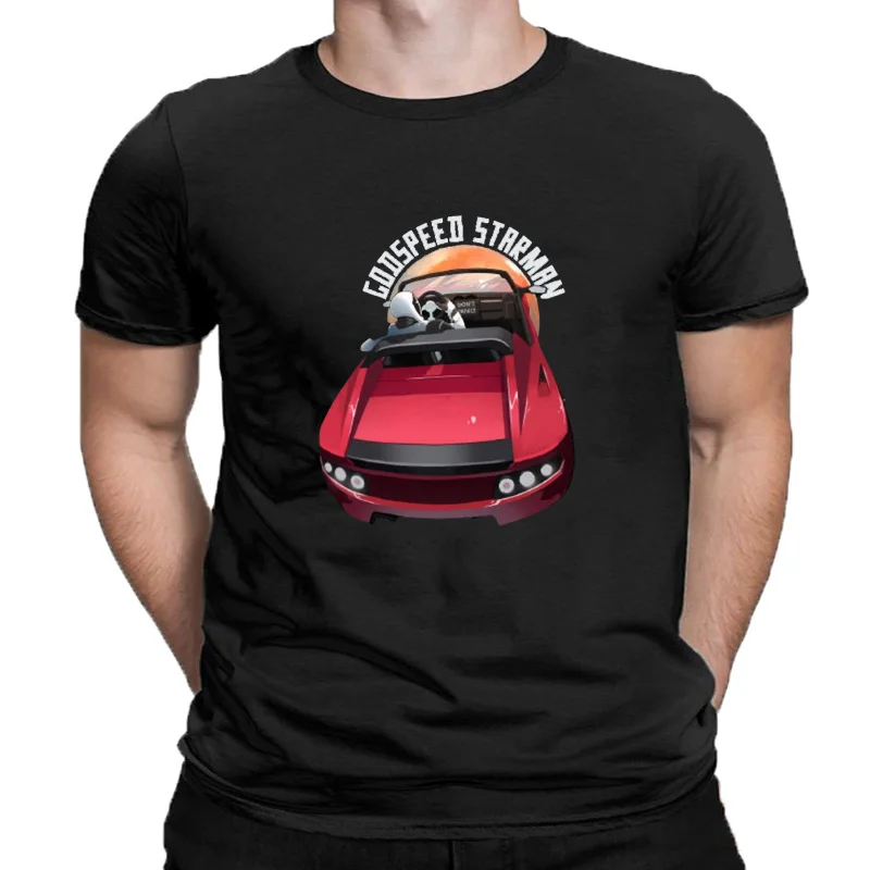 SpaceX-T-shirt pour Homme et Femme, Grain Bfr Rocket, Harajuku Punk Space X Logo Elon Musk AtlanGraphic, Y2k Starship Bl
