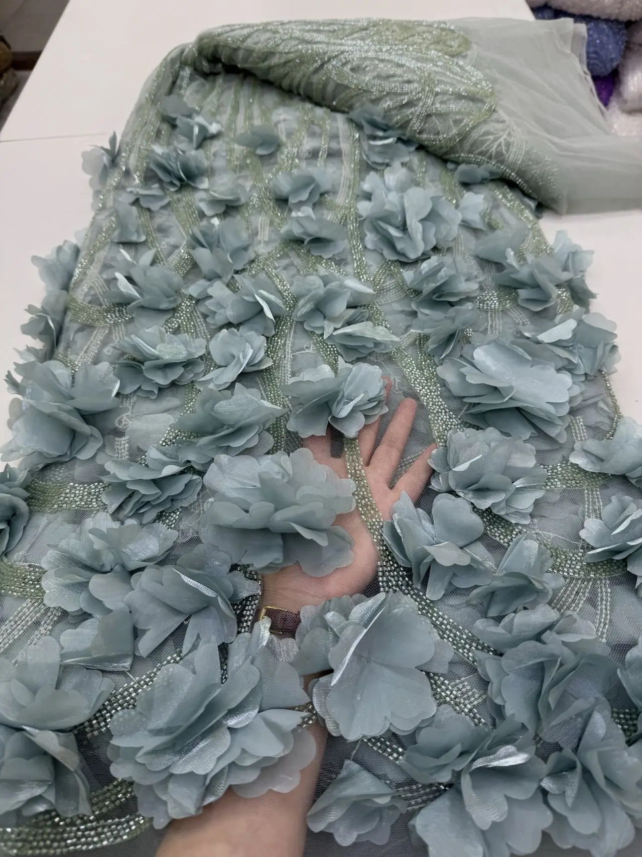 Африканское нигерийское французское сетчатое кружево с бисером и блестками, высокое качество, 2021, кружево с вышивкой и блестками, кружево для свадебных платьев для женщин