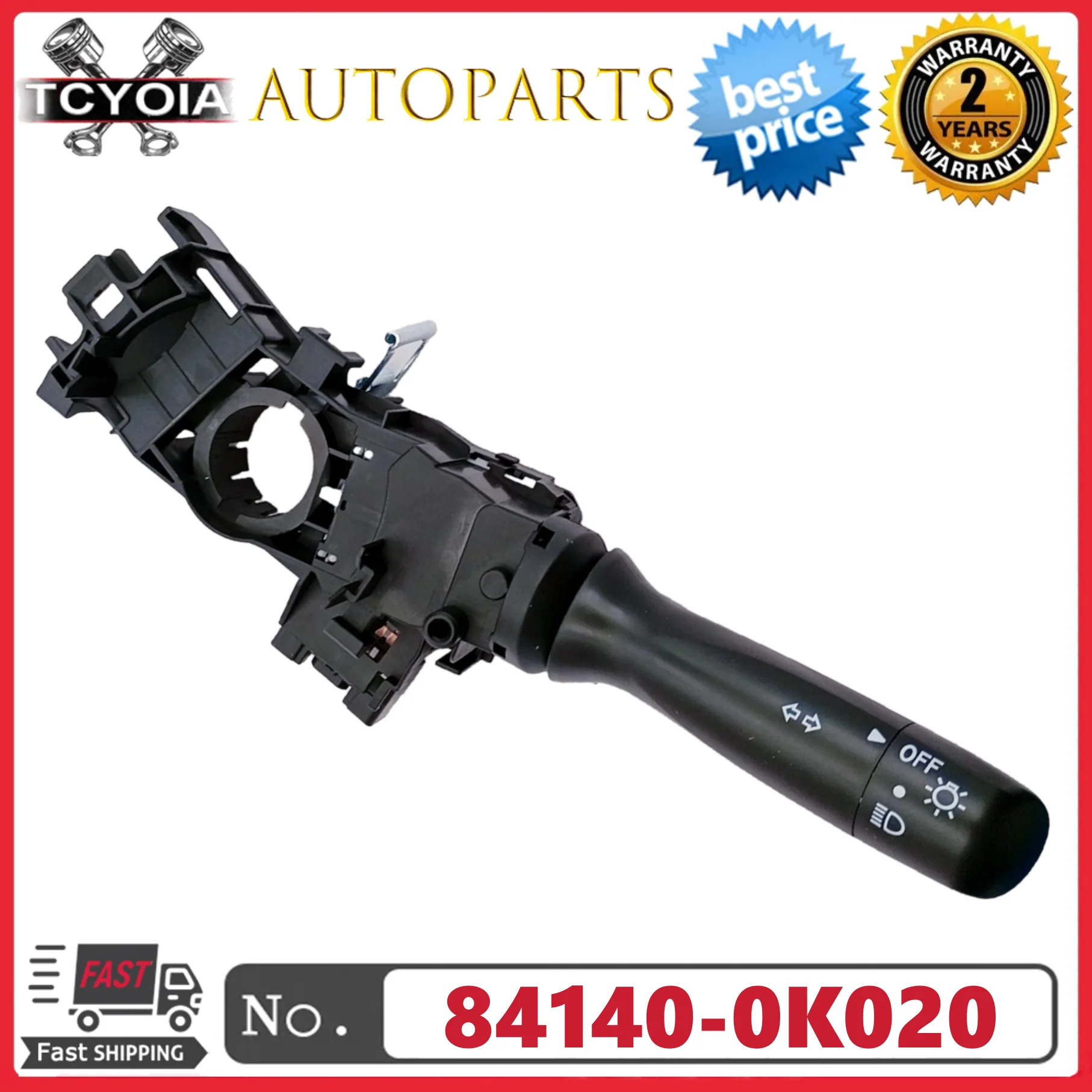 

Headlight Indicator Combination Switch 84140-0K020 841400K020 for TOYOTA Hilux 2005-2012 RHD