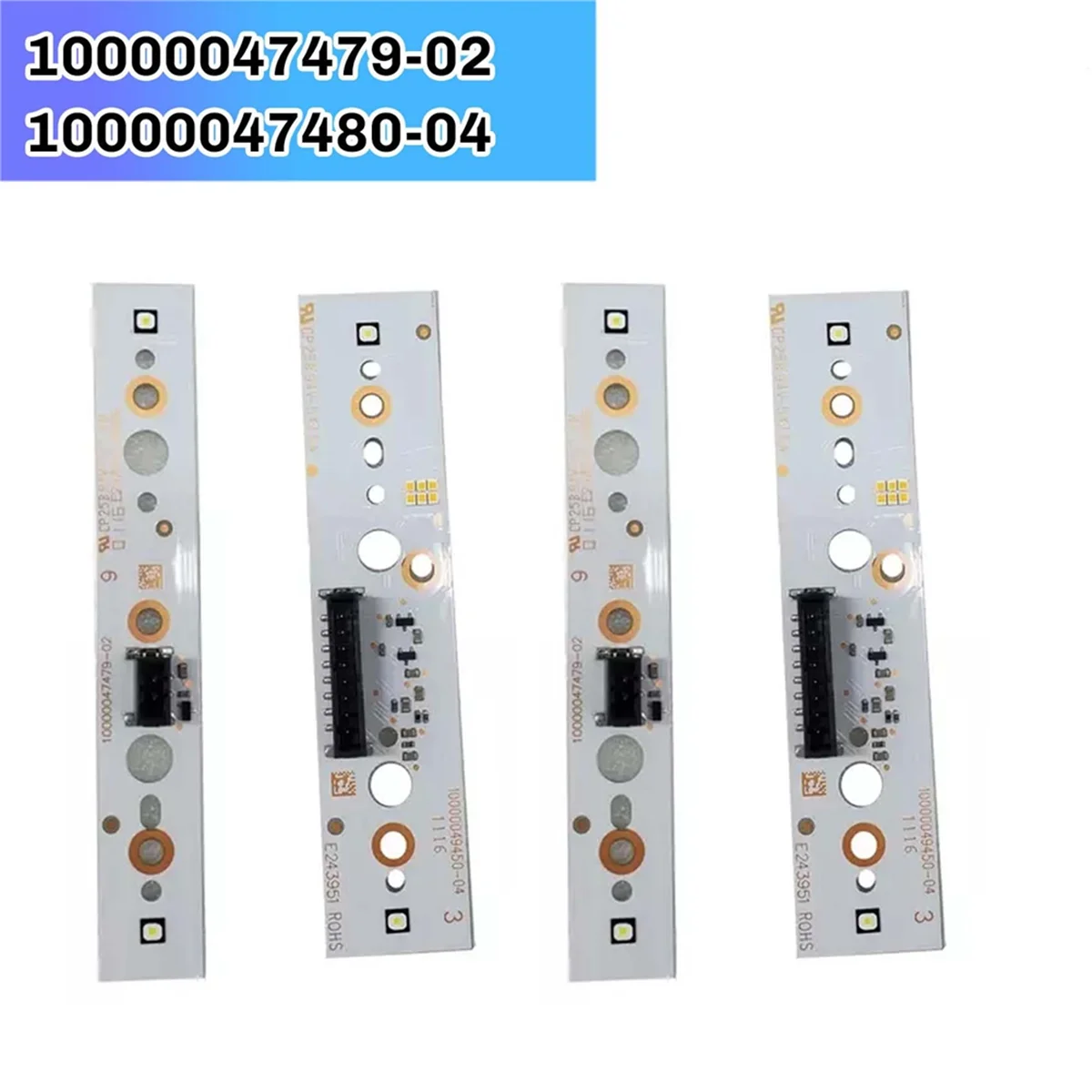 4Pcs LED Daytime Running Light Source Board for Audi Q7 LED Headight_Y80A
