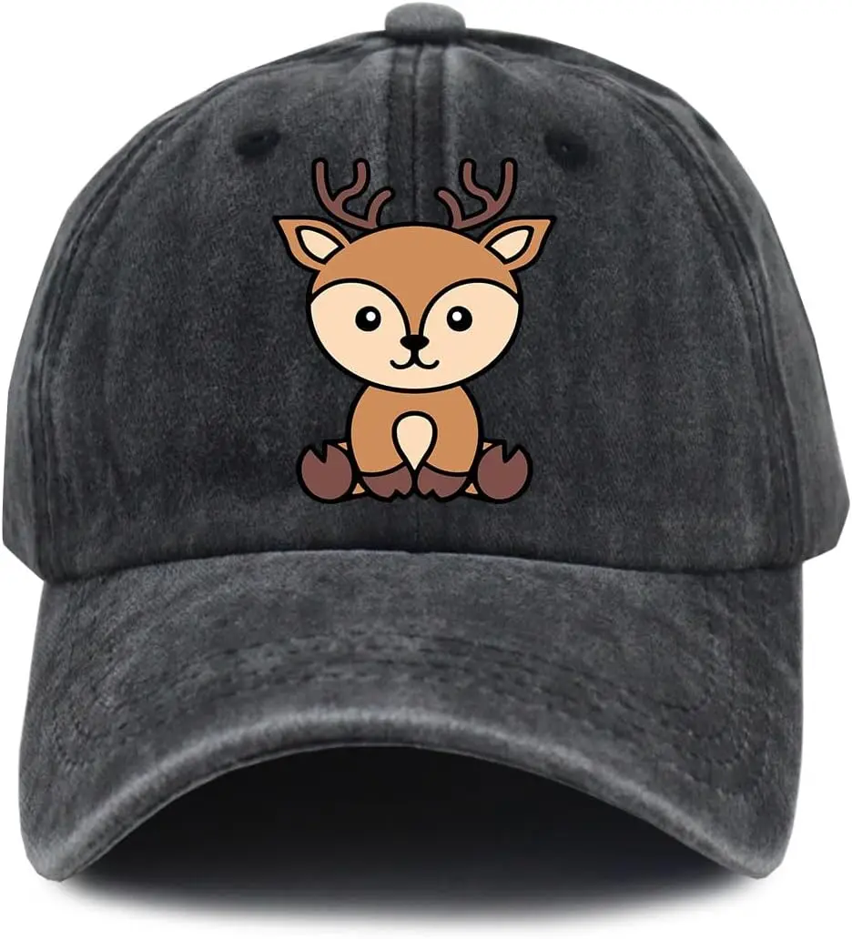 Trendy vintage streetwear cpasFox Bear Wolf Beaver Bunny Deer Hedgehog Owl Raccoon Skunk Snail Squirrel Hat for Boy