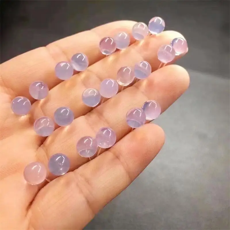 S925 Natural Albite Jadeite Stud Earrings Women Fashion Sweet Reiki Healing Fengshui Energy Jewelry Gift 1Pair