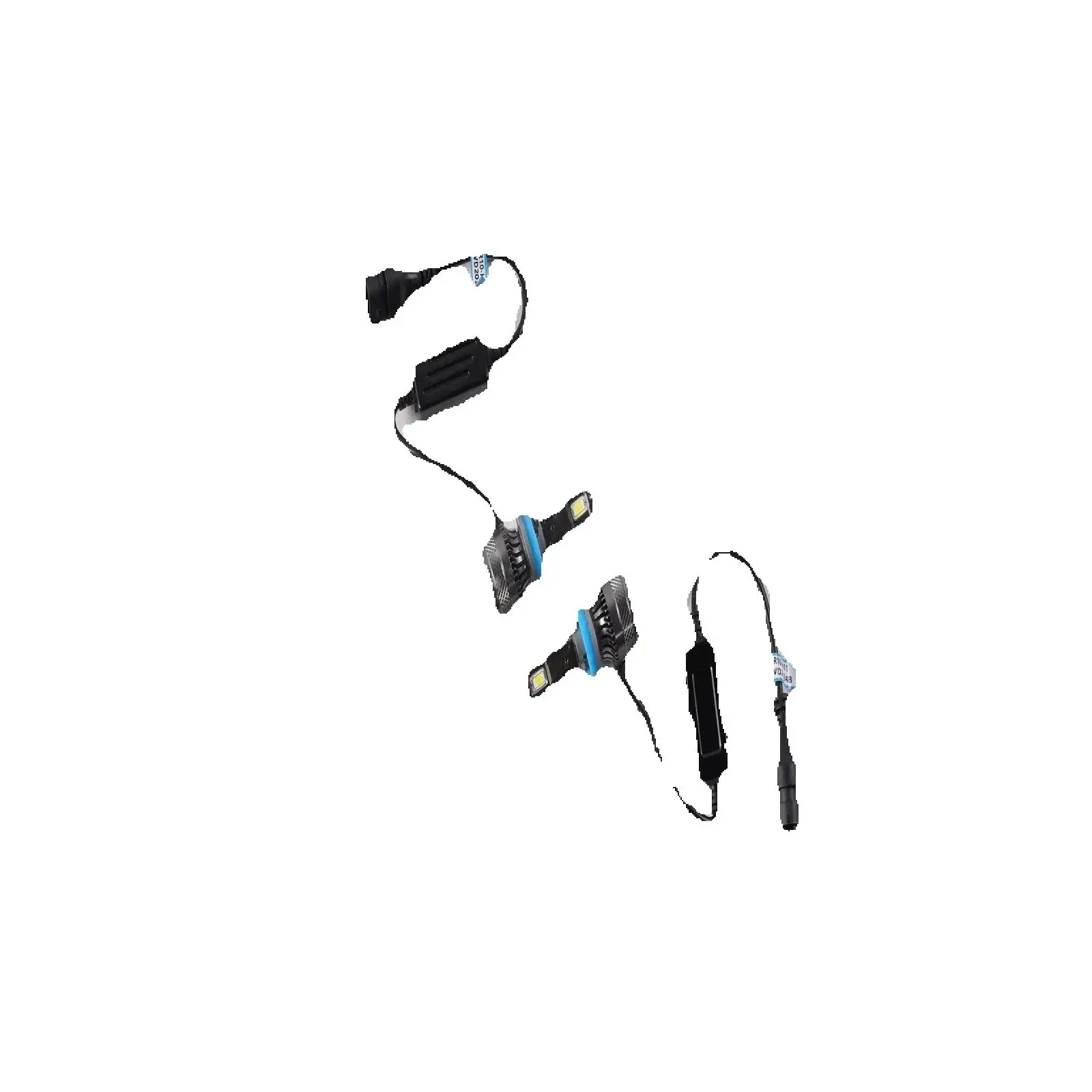 2Pcs K10 Led Headli…